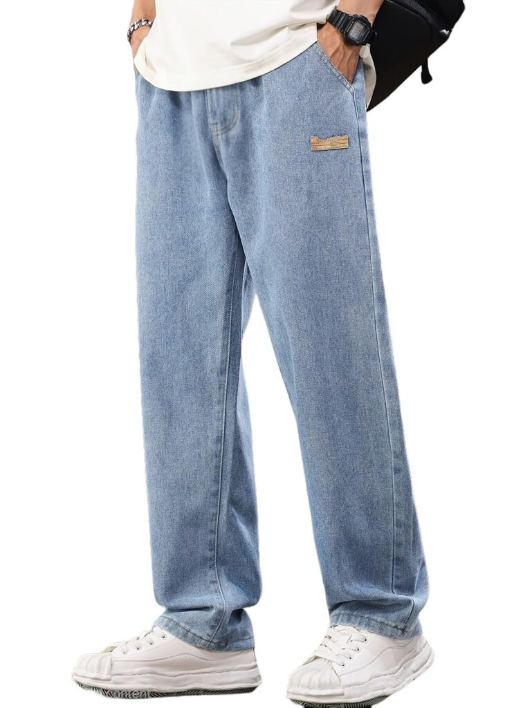 Lymio Jeans for Men | Denim Jeans for Men | Baggy Loose Fit Pants (LU-66-69)