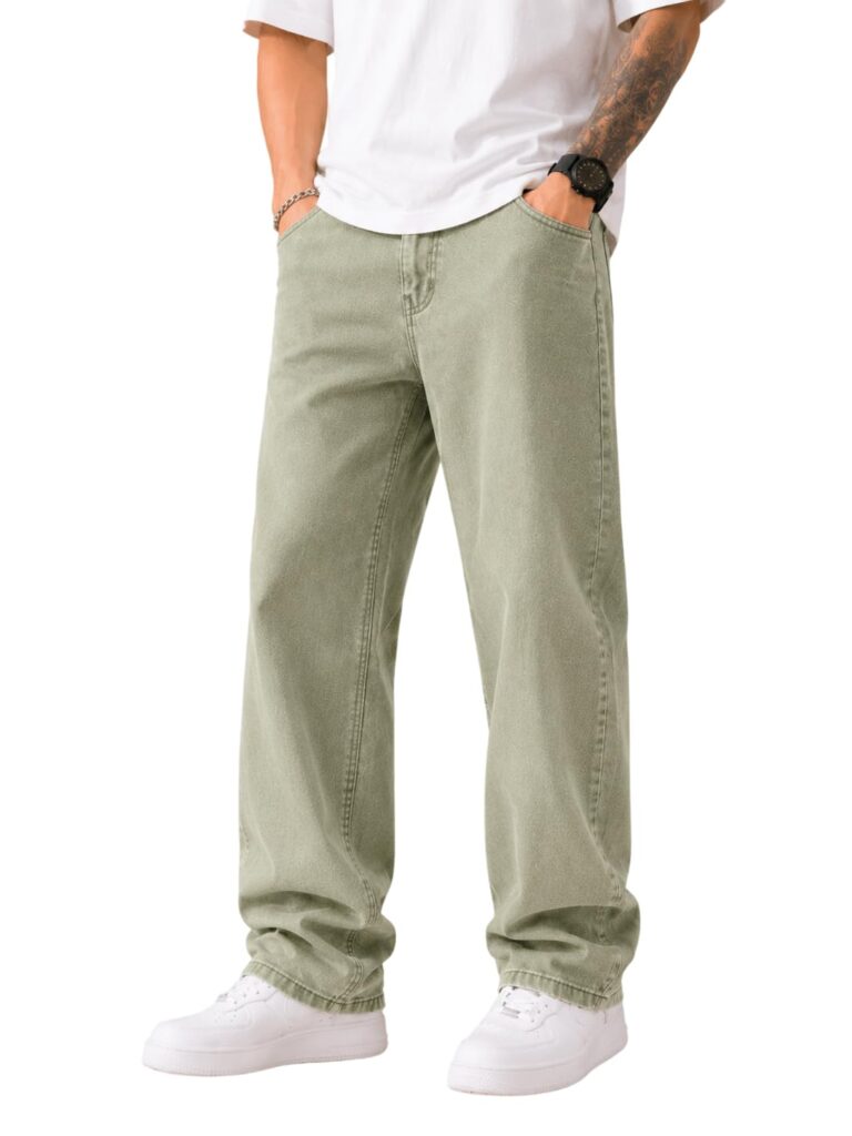 Men's Comfortable Casual Denim Jeans | Men's Solid Straight Fit Jeans | Mid Rise Denim Pants | Regular Fit Stretchable Jeans