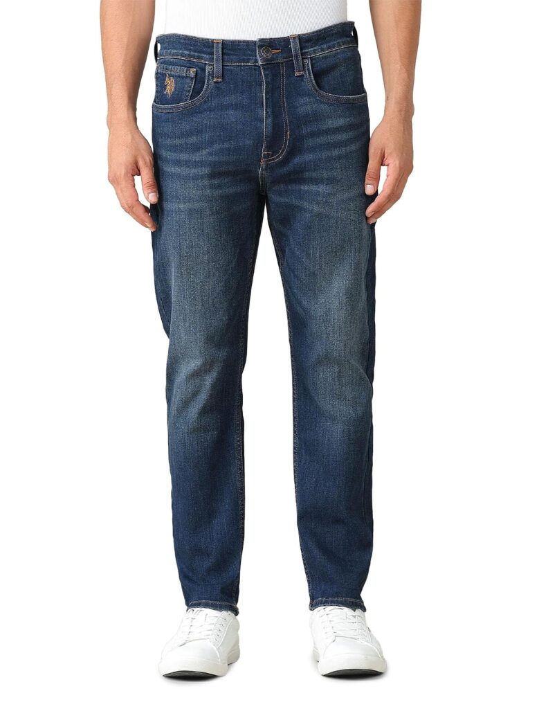 U.S. Polo ASSN. Casual Mens Jeans - Comfort Fit Jeans for Men for Office & Regular Wear