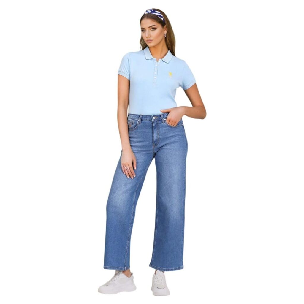 U.S. Polo ASSN. Women's Loose High Rise Jeans