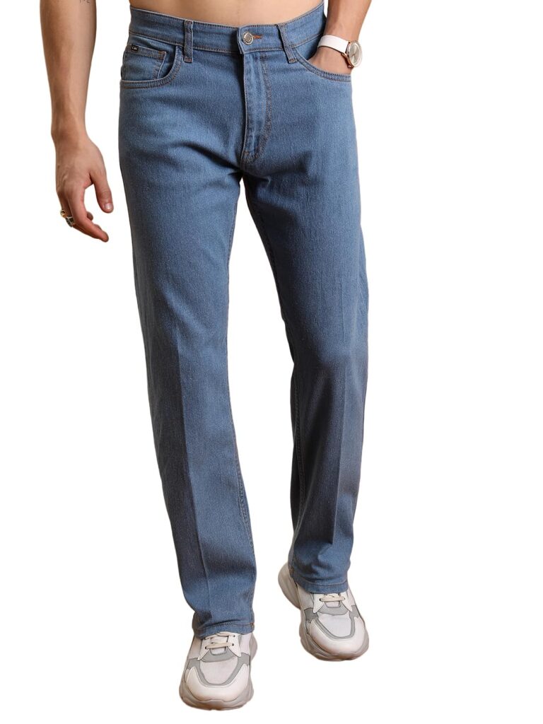 Highlander Men Men’s Straight-Fit Jeans | Classic & Modern | Stretchable Denim | Jeans for Man | Men Jeans