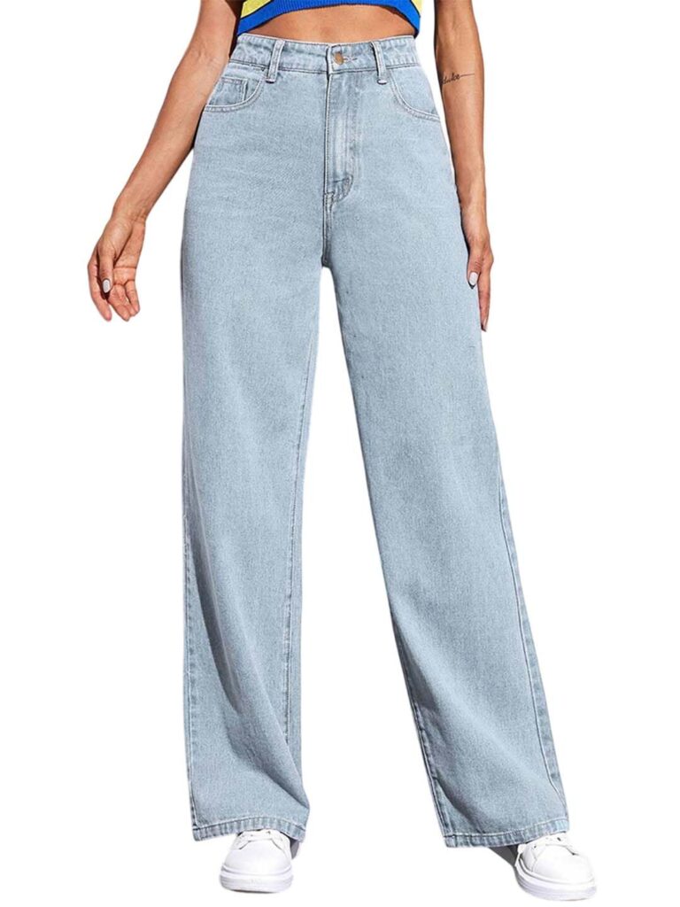 KOTTY Women’s Classic Straight Fit Denim Jeans –Comfort with Elegant Style