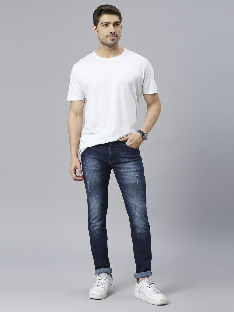 Thomas Scott Men Thomas Scott Mens Solid Skinny Fit Jeans