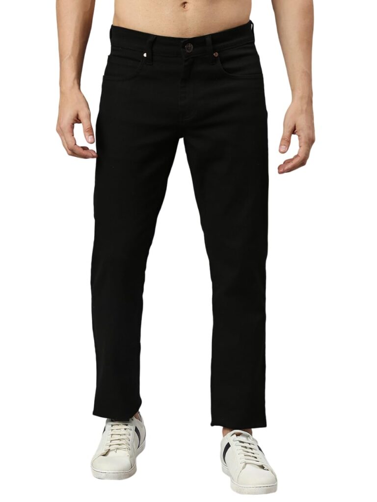 Thomas Scott Men Thomas Scott Mens Solid Slim Fit Jeans